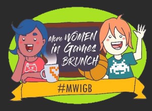 friendly logo with the text 'More Women in Games Brunch'